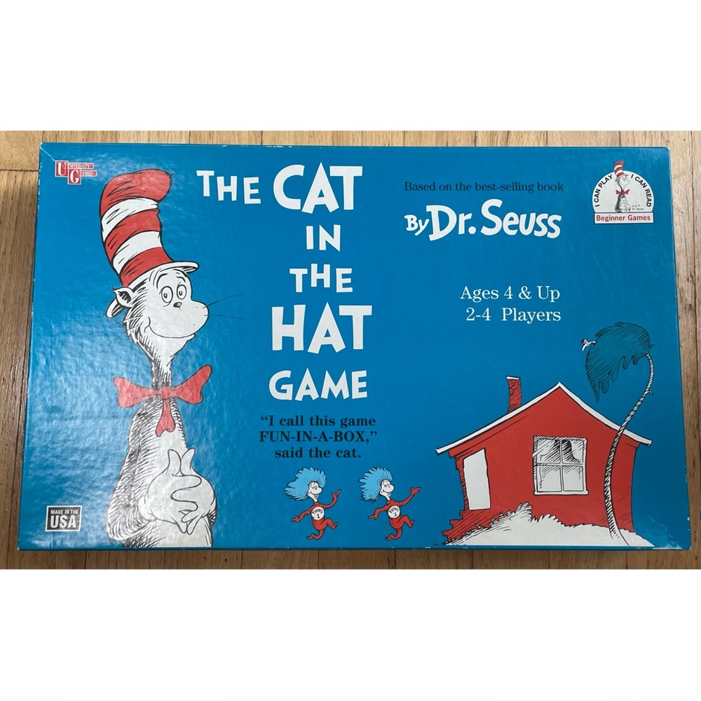 Vintage Cat In the Hat Board Game